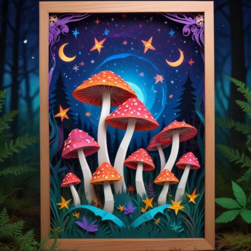 Magic Mushroom Gummys Origami