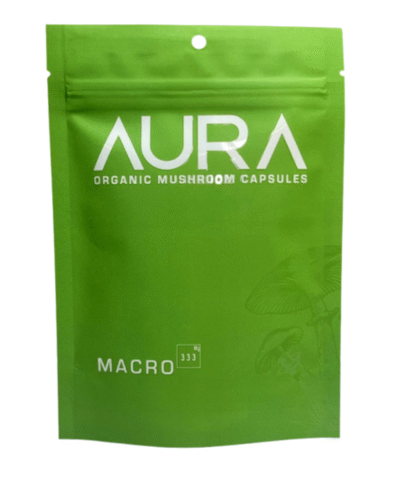Aura 333 mg capsules golden teachers strain