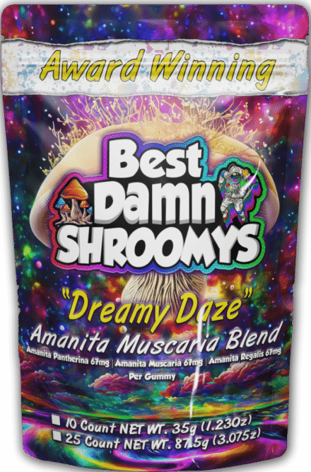 amanita best damn shroomys dreamy daze